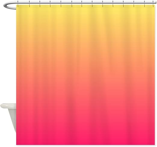 Amazon Com Cafepress Pink Orange Fuschia Ombre Decorative Fabric