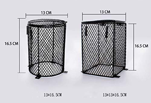 image for OMEM reptilel Heating lamp lampshade Guard Scald Protector Metal Amphi