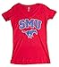 Southern Methodist University | SMU Mustangs Retro Style Ladies' V-Neck T-Shirt-Vneck,2XL
