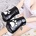 SM Bondage Mitts Boxing Gloves PU Leather Erotic Doggy Gloves Sex Toys Restraints Lockable Padded Adjustable Hand Cuffs for Female,Blackthumb 1
