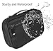 Solofish Small Makeup Brush Bag, Travel Cosmetic Bag for Women Makeup Bag with Brush Compartment Belt Strap Holder Removable Net Pocket for Travel Home Gift (Black)