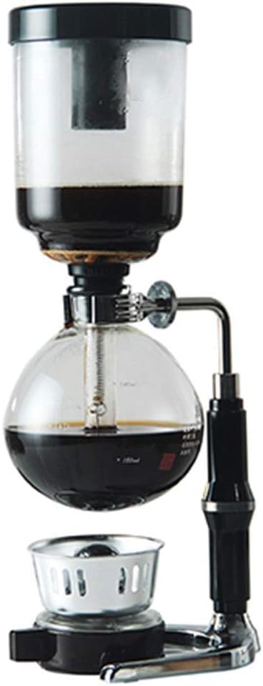 YPYJ Uniquely Designed Siphon Coffee Maker Household Glass Siphon Pot Manual Coffee Maker Coffee Set Siphon Brewing Coffee Size : 38X14cm