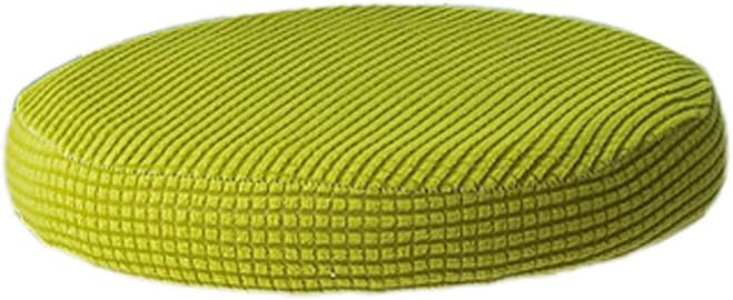Breathable Round Bar Stool Cover Elastic Padding Cushion Protectors(Yellow), Picture 6, 38*38 cm