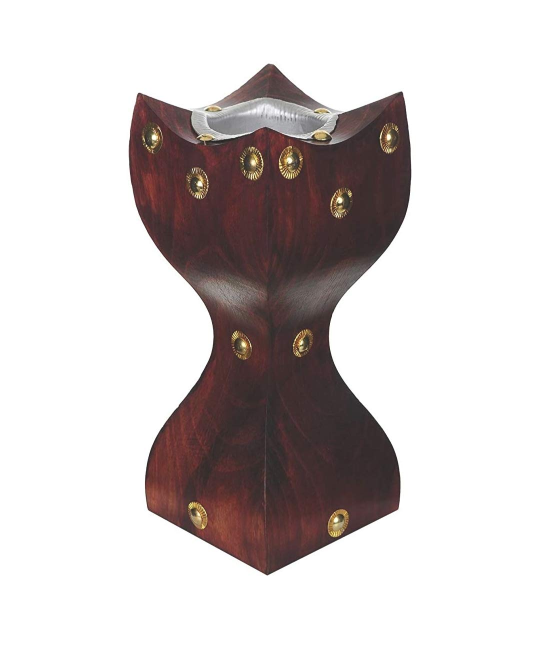 Al Jamal Wooden Incense Burner/loban dani/Oud dan/bakhur Burner(Brown