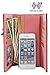 Indressme Womens RIFD Blocking Wallet Cute Pink Trifold Multi Card Slots wallet