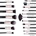 Makeup Brushes 18 Pcs Makeup Brush Set Premium Synthetic Foundation Brush Blending Face Powder Blush Concealers Eye Shadows Make Up Brushes Kit (Rose Golden)
