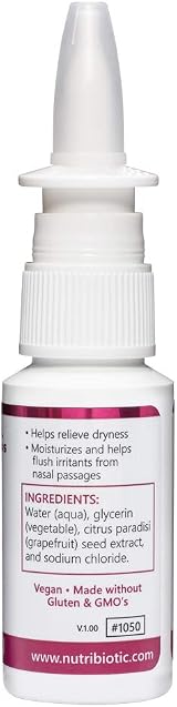 NutriBiotic Nasal Spray with Grapeseed Extract 1 fl oz 29.5 ml view 4