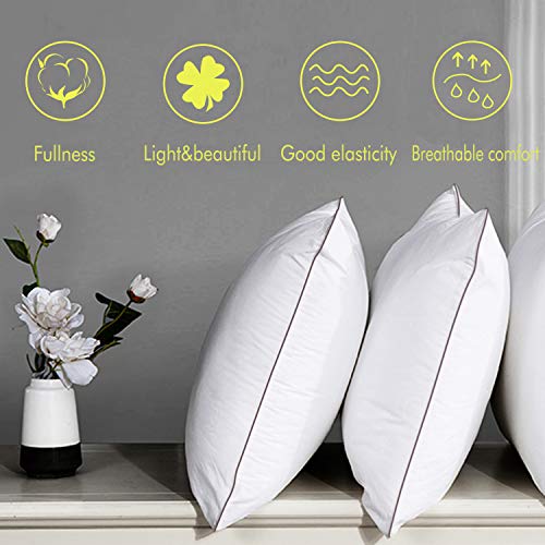 image for HYRIXDIRECT 2 Pack Bed Pillows for Sleeping Down Alternative Sleeping 