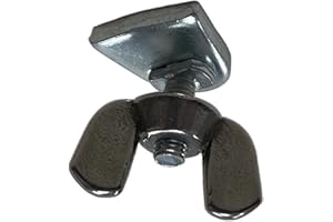 JJAGPARTS Quadrant Stop Kit w/Wing Nut & Flat Washer Fits Ford 2N 8N 9N Jubilee NAA Massey Ferguson TE20 TEA20 TO20 TO30 F40 Tractor 9N521 825753M1