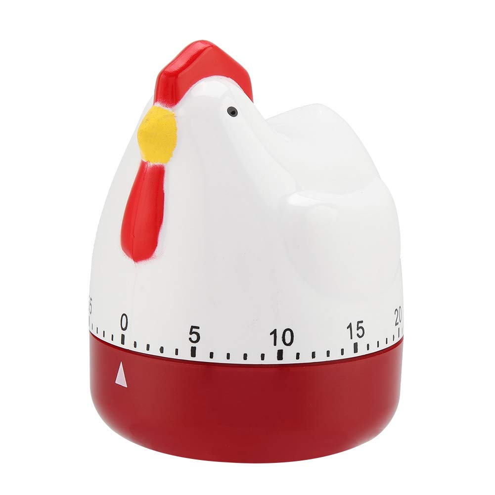 Timer,Samfox Chicken Timer Mechanical Kitchen Cooking Alarm Clock for Home Decor Timing Reminder