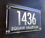 Illuminated Crystal Address Plaque! The personalized address numbers shine brilliantly!