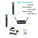 Phenyx Pro Dual UHF Handheld Wireless Microphone System, Portable Size, Fixed Frequency, Interference-free, Ideal for Church, Karaoke, Parties, Events (PTU-51-New)