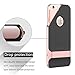 iPhone 6S Case, Rock Classic Shell Hybrid Double Layer Shock Absorbing Armor Case Cover with Kickstand for Apple iPhone 6S / iPhone 6 4.7 inch (Grey/Black)