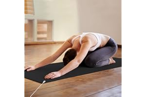 Grounding Mat for Bed, Grounding Mat for Sleeping Better Made by Conductive Carbon Leather, Grounding Mattress for Pain Relie