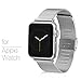 CNBEYOUNG Milanese Loop 2.0 Version Stainless Steel Bracelet Strap Replacement Band for Apple Watch Series 1 Series 2 Apple iWatch (SILVER-38MM)
