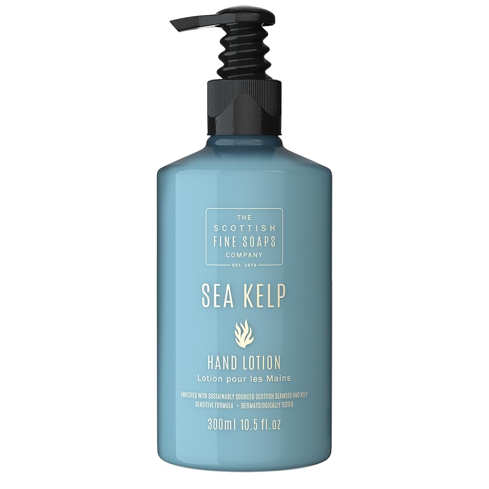 Scottish Fine Soaps - Sea Kelp Marine Hand Lotion - Nourishing and Hydrating - Luxury Moisturiser - New Recyclable Packaging - Sensitive Formula - Vegan Friendly - 300ml