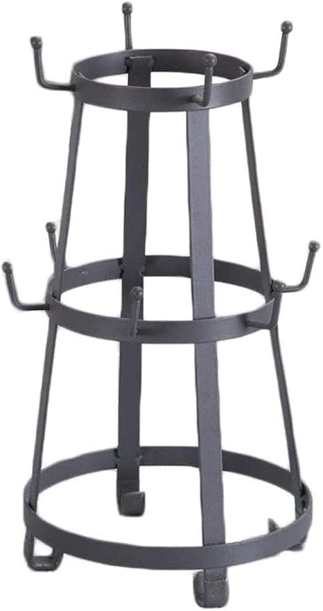 Dispenser Portabicchieri Girevole A 360° | Per Tazze Di Carta E Coperchi | Organizer Da Cucina O Bar | Nero - Foto 11