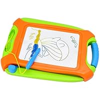 Vivitoy Magnetic Drawing Board Green Erasable Colorful Doodle Drawing Board Travel Size A Toys for Writing Painting and Learning