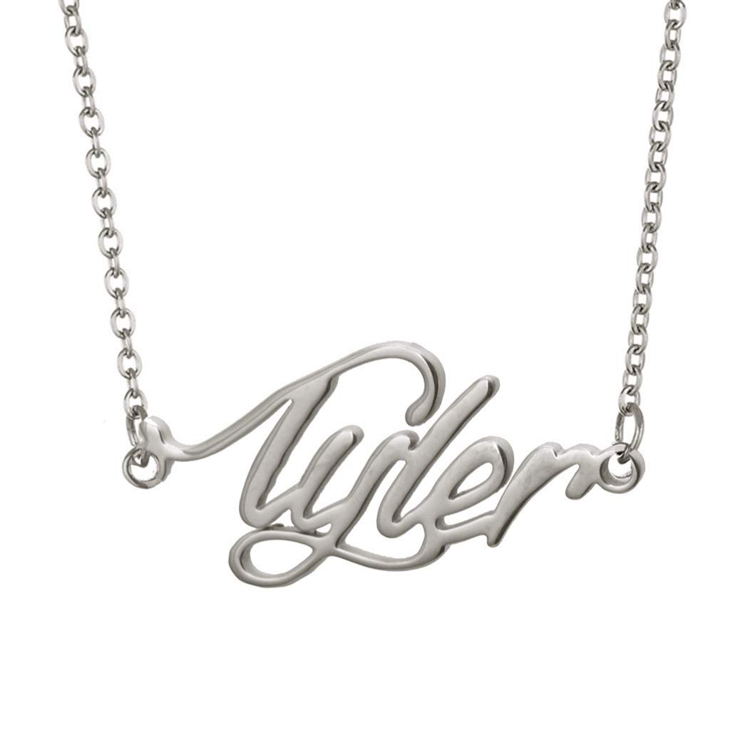 Aoloshow Stainless Steel Tyler Name Necklace
