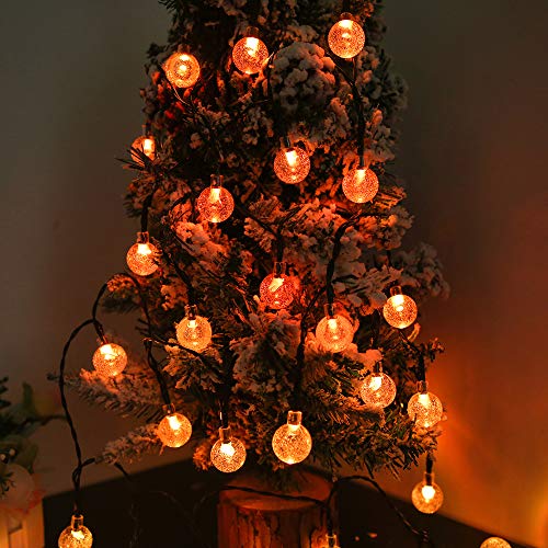 SUPSOO Solar String Light 20ft 40 LED Crystal Ball Waterproof String Lights Solar Powered Lighting for 8 Modes Lighting… 8 SUPSOO Solar String Light 20ft 40 LED Crystal Ball Waterproof String Lights Solar Powered Lighting for 8 Modes Lighting… - Image 7