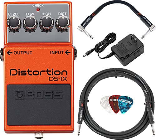 Boss DS-1X Distortion Bundle with Power