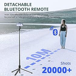 ATUMTEK 59" Selfie Stick Tripod, Stable Tripod