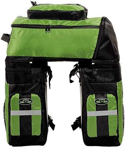 fjqxz Extra Large Bike Pannier Bag 70L Bicycle Rack Trunk Bag Rear Seat Saddle Bag