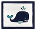 Sweet Jojo Designs Boy or Girl Accent Floor Rug Bedroom Decor for Blue Whale Kids Bedding Collection