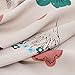 Melodieux Cartoon Trees Room Darkening Blackout Grommet Top Curtain/Drapes for Kids Room, 52