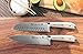 Cangshan S1 Series 59687 German Steel Forged Chef and Santoku Knife Set, 8-Inch and 7-Inch