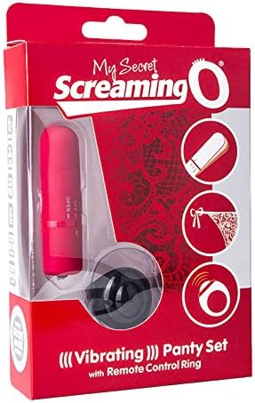 Screaming O Red My Secret Vibrating Panty Set including Remote Control Ring