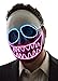 Neon Nightlife Men's Light Up Creepy Puppet Mask