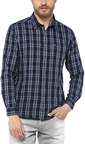 Lee Cooper Men's Checkered Regular Fit Casual Shirt