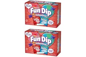 VORAGA FUN DIP Valentine's Day Exchange Candy & Card Kit 44 Count Pack_AB