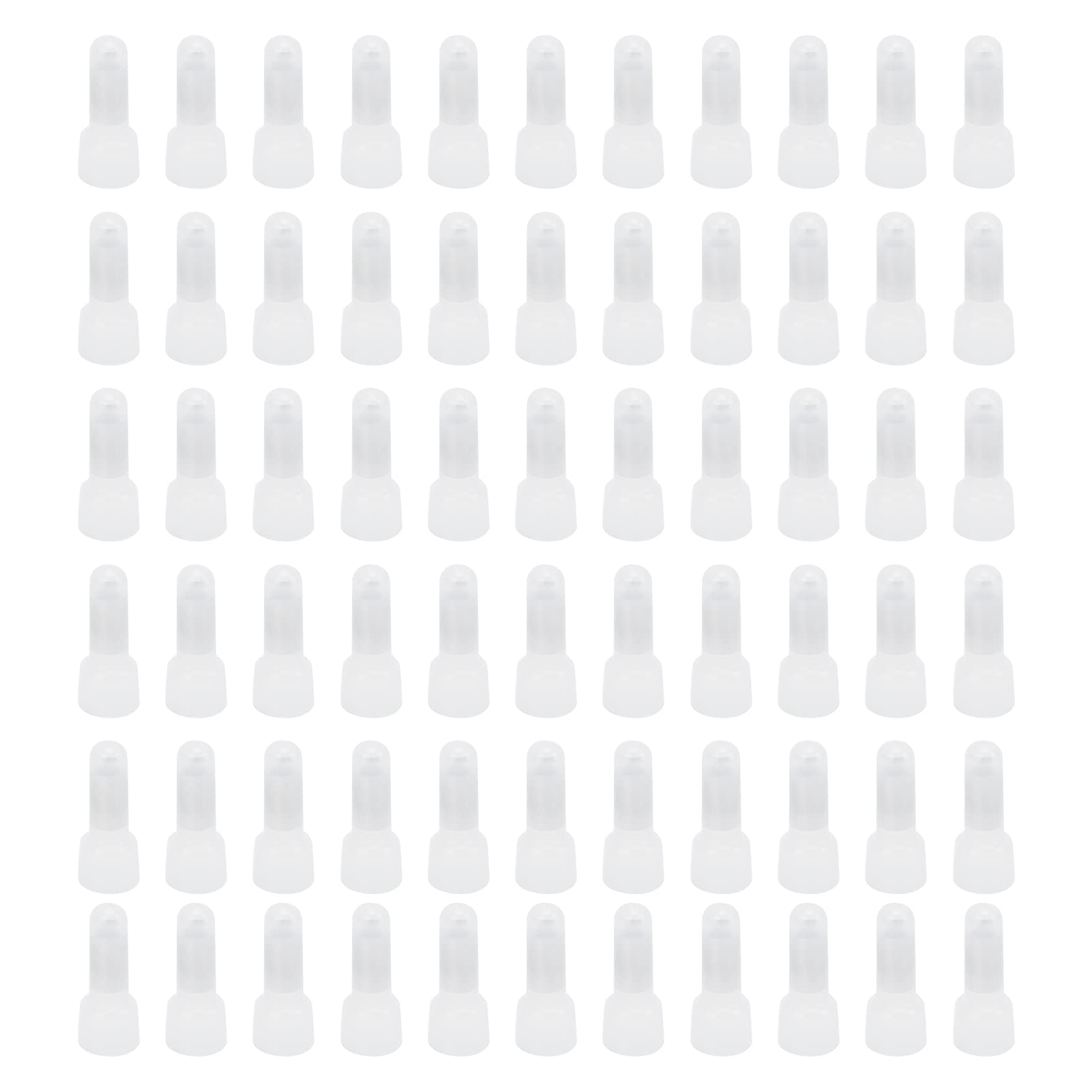 1000-Piece Nylon Closed End Terminal Kit for Wire Crimping CE1 CE2 CE5 Crimp Connectors, 0.5–6mm² Transparent Insulated Terminals, Fire Retardant Cable Connectors