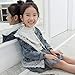 Artfasion Kids/Girls Jean Jacket Toddler Spring Denim Jacket Lace Outwear Cowboy Overcoat(9-10Y)
