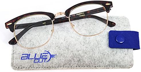 Blue Light Blocking Glasses – Anti-Fatigue, Anti-Glare Computer Glasses – Perfect for Computer, Phone, Tablet, TV Usage – Prevent Headaches and Improve Sleep with UV-Blocking Gamer Glasses by Blue Cut