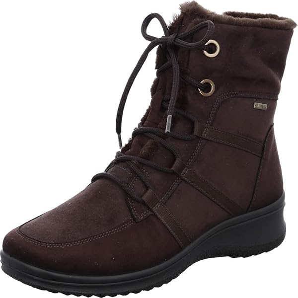 Botas De Nieve Cálidas Para Mujer, Botin Informal De Piel, A La