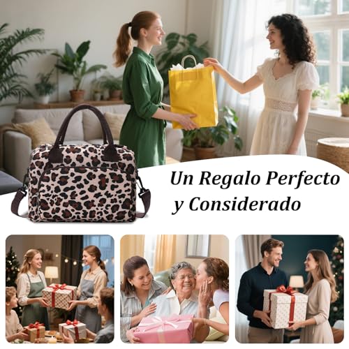 AOTM Spallacci Regolabili Lancheira de Termica Thermal Bag, 12L Food Bag, Food Bag, Lunch Bag, Office Travel Picnic