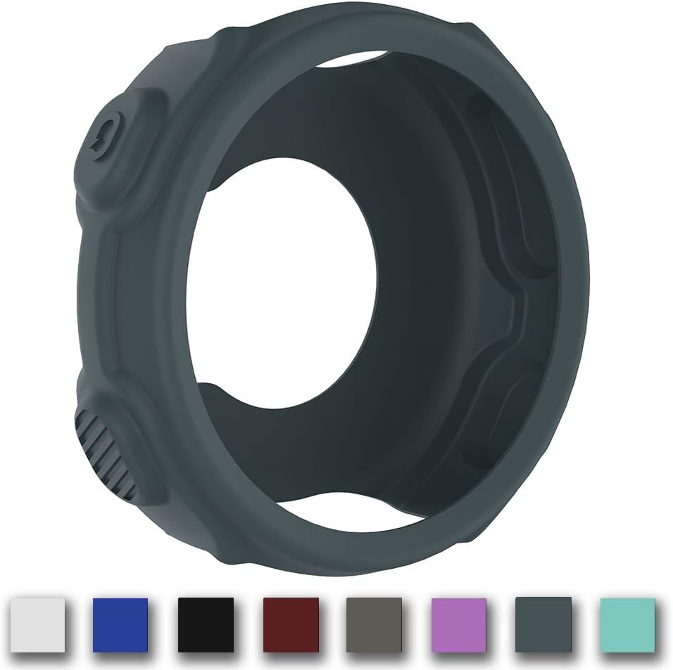 Cyeeson Soft Silicone Protector Case for Garmin Forerunner 220/230/235/630/620/735 x T GPS Running Watch Case Cover