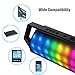 OUCOMI Loud Outdoor Bluetooth Speaker with Dynamic LED Lights