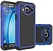 Galaxy J3 2016 Case,Galaxy J3V Case,Galaxy J3 6 Case,Galaxy Amp/Express Prime Case,Galaxy Sky/Sol Case,Asmart Shockproof Dual Layer Protective Cover Phone Case for Samsung Galaxy J3 V 2016 (Blue)