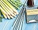 Reed Diffuser Set - Lemongrass - Essential Oil Aromatherapy Scent Bottle and 6 Clog-Resistant Fiber Reeds - Premium Scented Diffusers for Oils - 5-Ounces