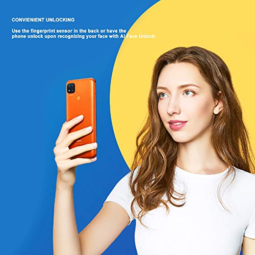 Xiaomi Redmi 9C Smartphone 3GB RAM 64GB ROM 6,53'' HD+ Pantalla de Caída de Puntos MTk Helio G35 Octa Core 13 MP AI Triple Cámara (Orange) - Imagen 6