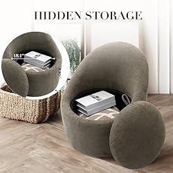 COLAMY Swivel Accent Chair Set of 2, 360° Swivel