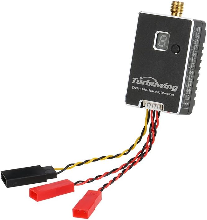 Turbowing TX600 5.8G 600mW 40CH Wireless AV Transmitter FPV Real Time Transmission for RC Drone