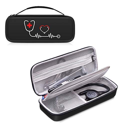 Karei Carrying Stethoscope Case for 3M Littmann/Omron/ADC/Dixie EMS/MDF