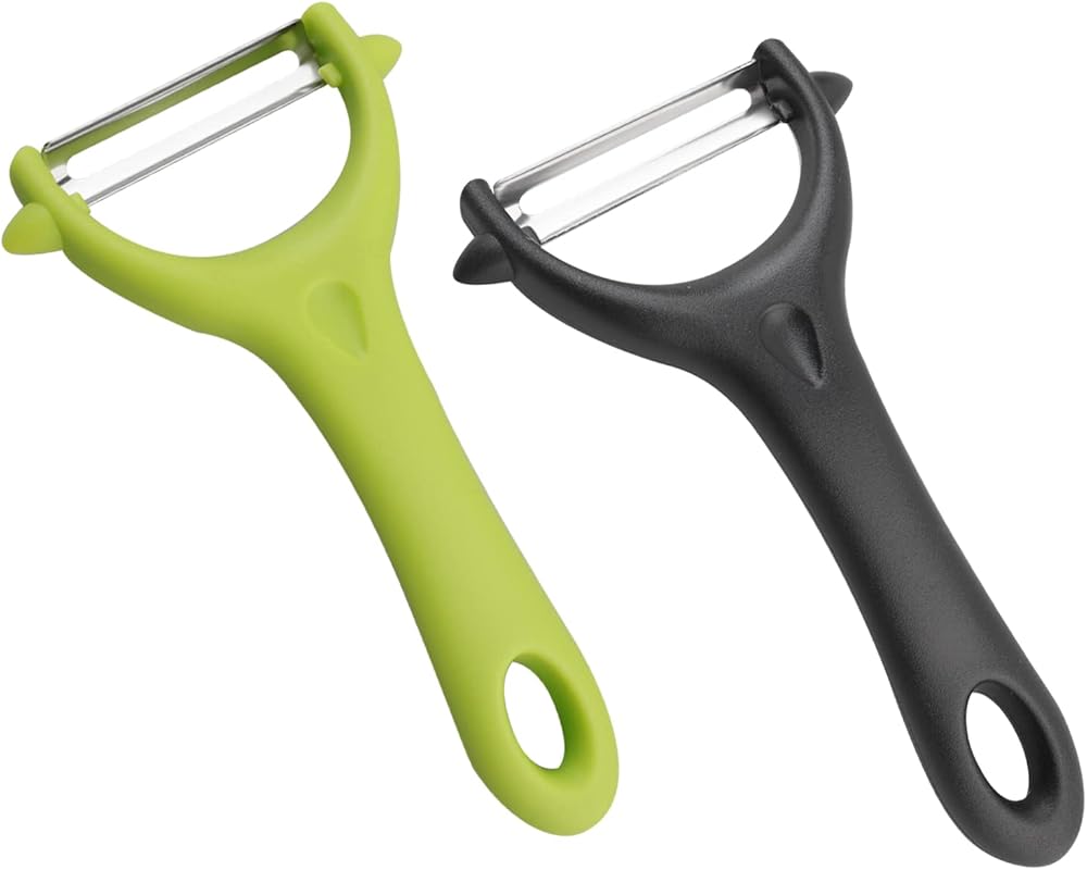 FUYOAL 2 Pcs Y-Shaped Swivel Potato Peeler Stainless Steel Kitchen Tool