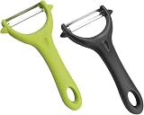 FUYOAL 2 Pcs Y-Shaped Swivel Potato Peeler Stainless Steel Kitchen Tool
