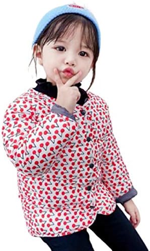 D R Cube キッズ ダウン ジャケット 女の子 アウター 軽量 襟無 防寒 中綿 子供服 冬 秋 暖かい